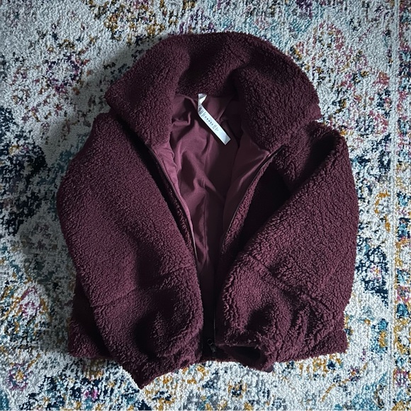 lululemon athletica Jackets & Blazers - LULULEMON Sherpa Jacket - Wine